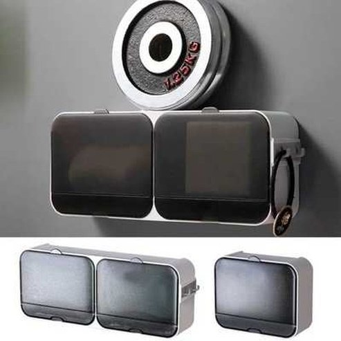 Self-Adhesive Plastic Soap Box Storage Holder