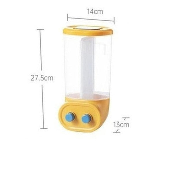 Moisture-proof sealed rice dispenser storage box. Food Grain Storage Box Sealed Rice Buckets Wall Mounted Storage Tank. Food Storage: Food Storage Containers.