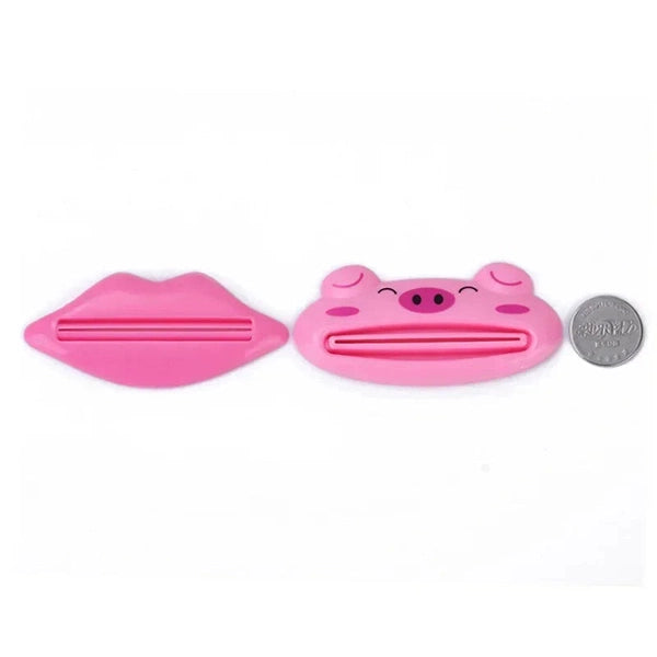 Bathroom Tube Cartoon Toothpaste Dispenser, Kids Toothpaste Squeezer