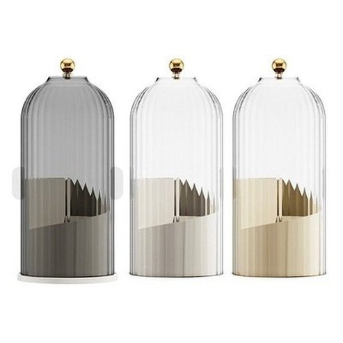 360° Rotating Makeup Brush Holder with Lid Luxury Cosmetic Organizer Lipstick Eyebrow Pencil Eyeshadow Storage Box. Storage & Organization: Household Storage Containers