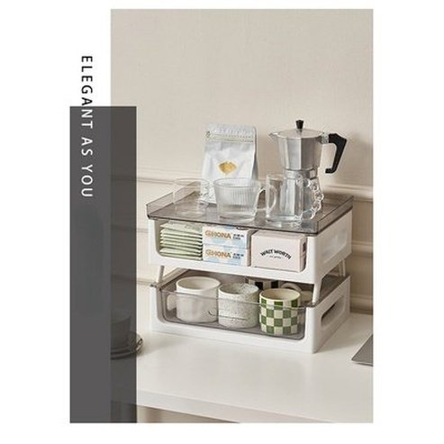 Coffee Cup Storage Rack Living Room Sundries Organizer · Dondepiso