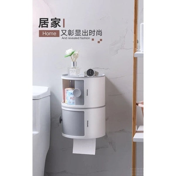 Elegant Wall-Mounted Waterproof Toilet Roll Holder Paper Dispenser