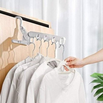 Foldable Plastic Suit Coat Closet Organizer Hanger