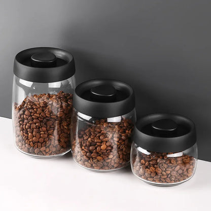 Vacuum Storage Container, Sealed Jar, Coffee Bean Storage Bottle