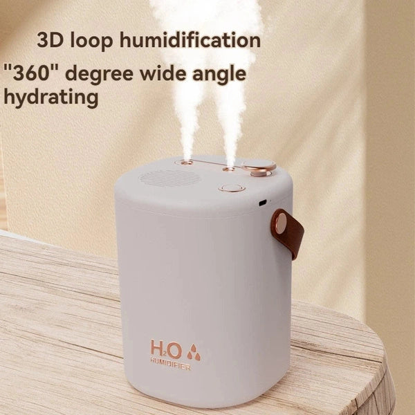 Dual Spray Humidifier 2l Large Capacity High Fog Humidifier