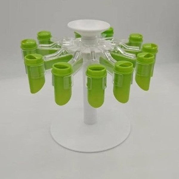 Sealing clip kitchen wall-mounted seasoning rack