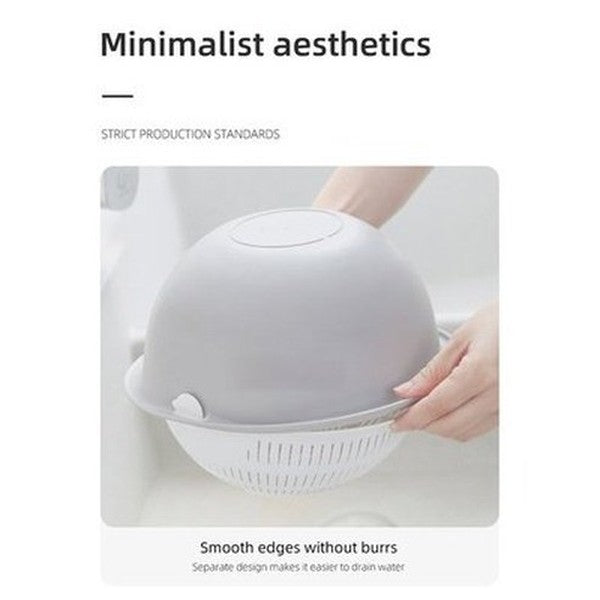 Rotatable Double-layer Food Washing Colander