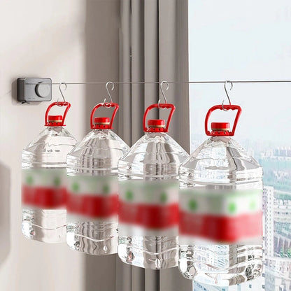 Invisible Retractable Clothesline for Indoor Drying