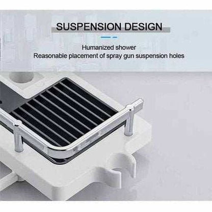 Shower Storage Holder Bathroom Pole Shelves