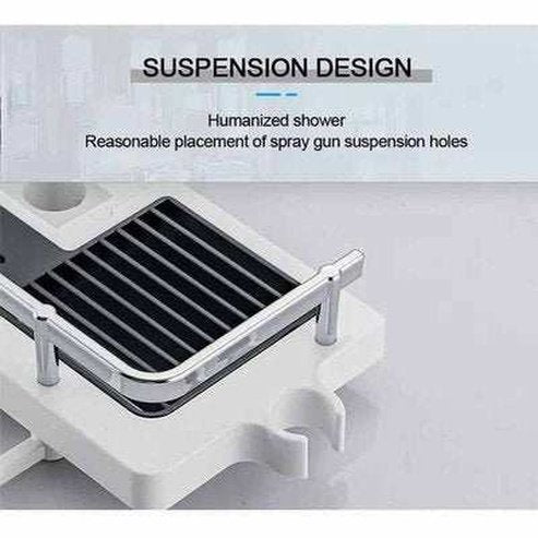 Shower Storage Holder Bathroom Pole Shelves