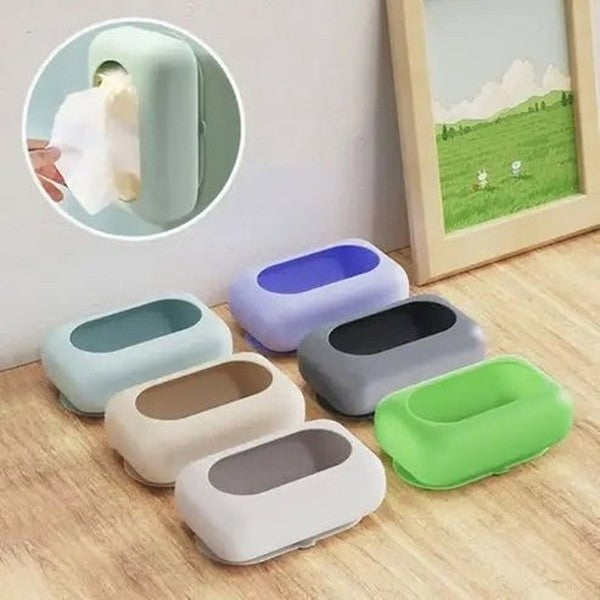 Silicone Suction Cup Napkin Storage Box