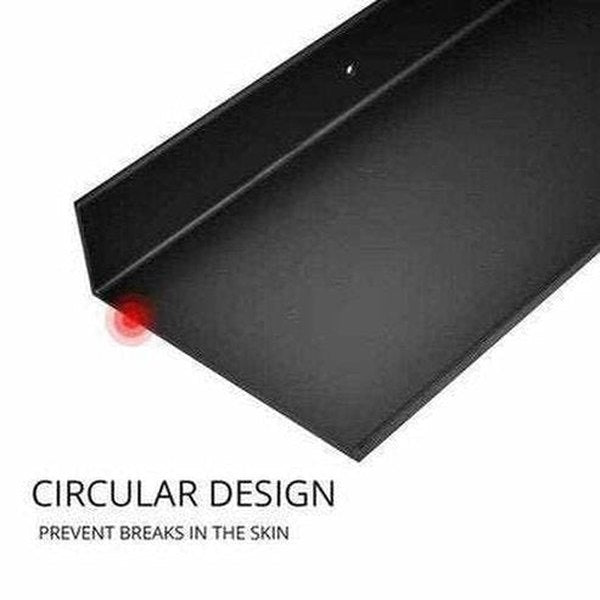 Sleek and Stylish Matt Black Wall Shelf for Modern Bathrooms