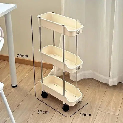 Slim Rolling Storage Cart