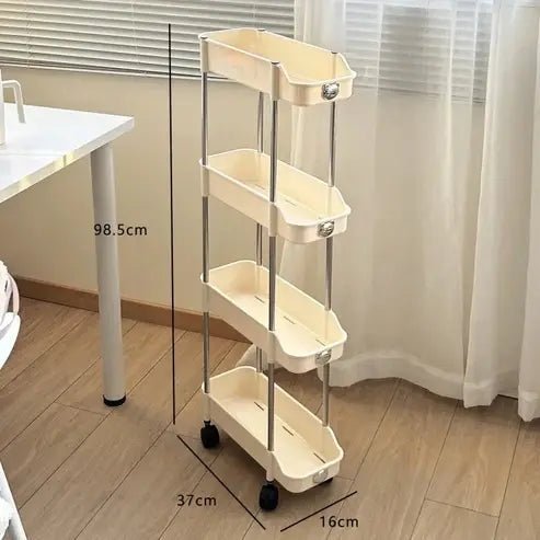 Slim Rolling Storage Cart
