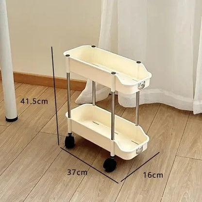 Slim Rolling Storage Cart
