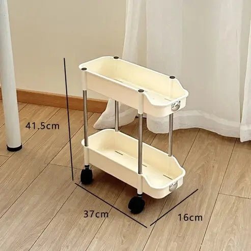 Slim Rolling Storage Cart