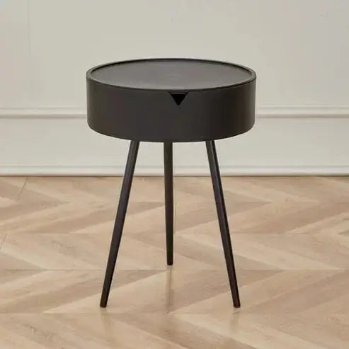 Small Round Side Table for Living Room and Bedside