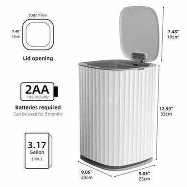 Smart Sensor Trash Can Kitchen Bathroom Toilet