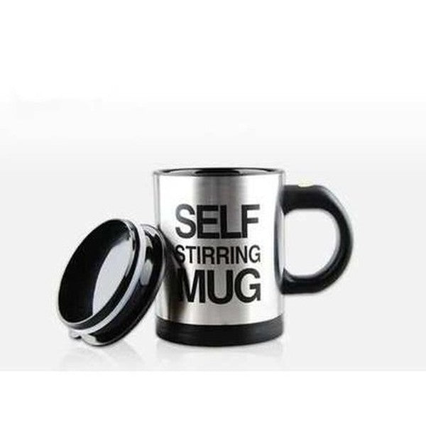 Smart Stainless Steel Stirring Coffee Cup Mug