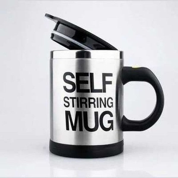 Smart Stainless Steel Stirring Coffee Cup Mug