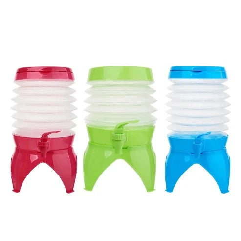 Space-Saving Hydration: 5.5L Collapsible Water Container