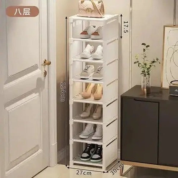 Space-Saving Multi-Layer Stackable Shoe Rack