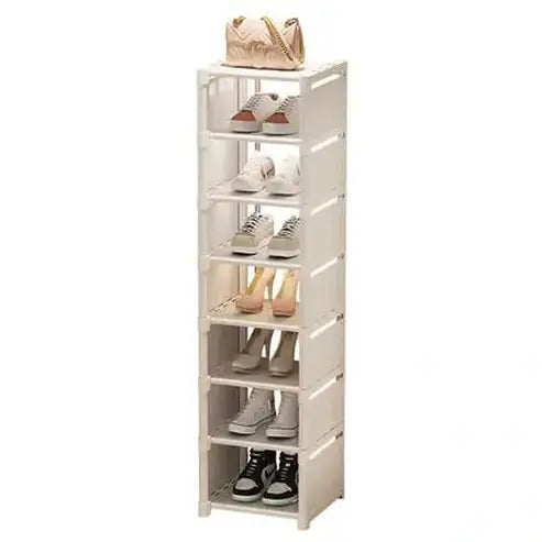 Space-Saving Multi-Layer Stackable Shoe Rack