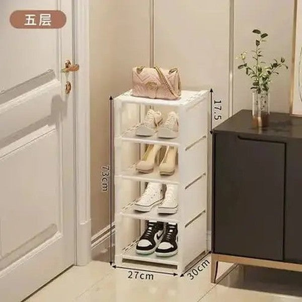 Space-Saving Multi-Layer Stackable Shoe Rack