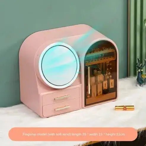 Spacious Cosmetic Organizer Featuring LED Lighting