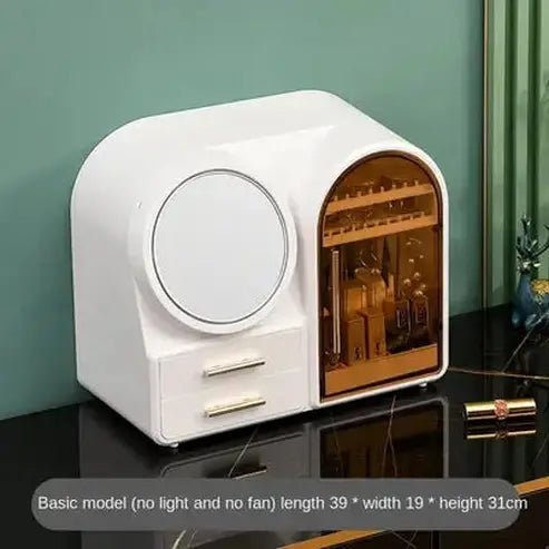 Spacious Cosmetic Organizer Featuring LED Lighting