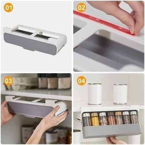 Spice Organizer Rack Seasoning Bottle: Efficient Kitchen Space Solution
