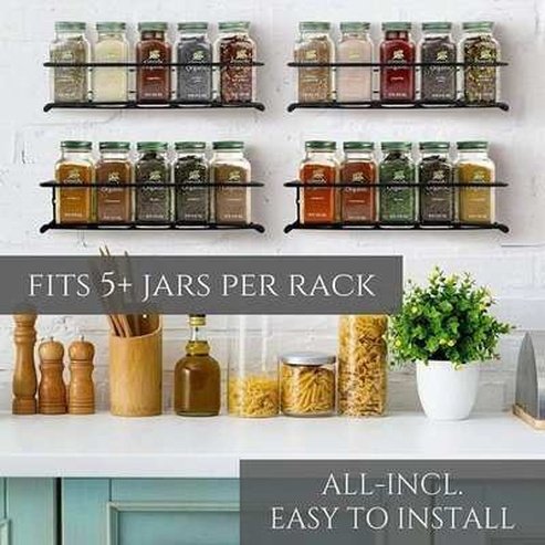 Spice Wall Mounted Organizer Rack