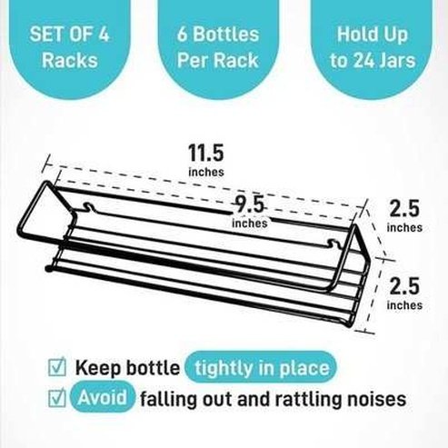 Spice Wall Mounted Organizer Rack