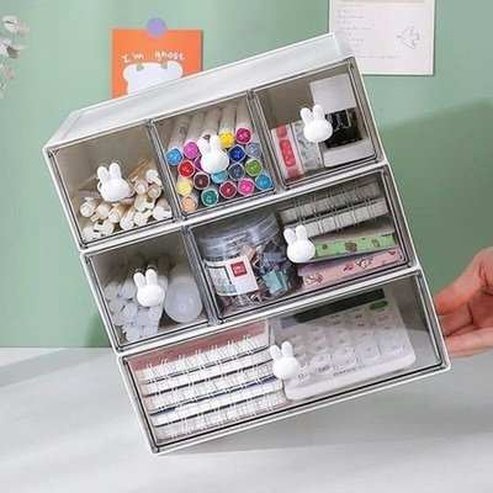 Stackable Cosmetic Organizer Storage Drawer