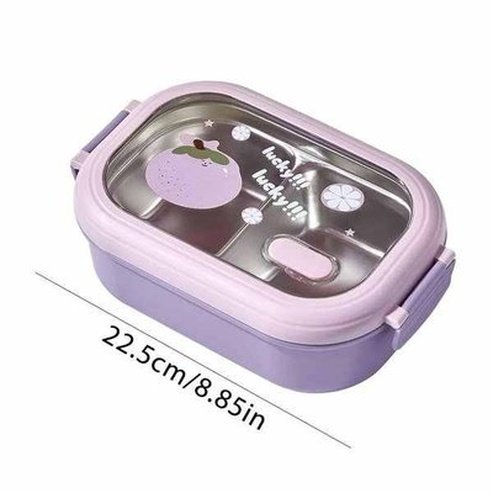 Stainless Steel Bento Lunch Box Kids School