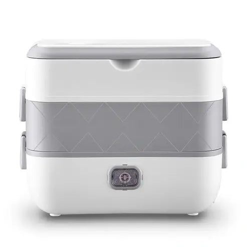 Stainless Steel Double Layer Electric Heating Lunch Box