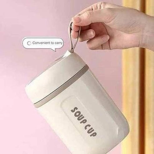 Stainless Steel Insulated Lunch Jar Soup Cup Thermos Containers