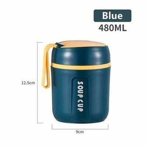 Stainless Steel Insulated Lunch Jar Soup Cup Thermos Containers