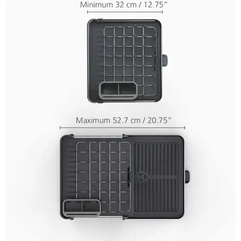 Stainless steel extendable dish rack