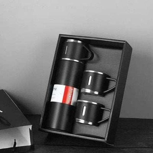 Steel Thermo Vacuum Insulated Bottle with Cup