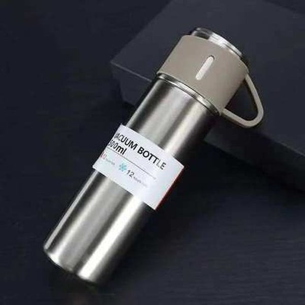 Steel Thermo Vacuum Insulated Bottle with Cup