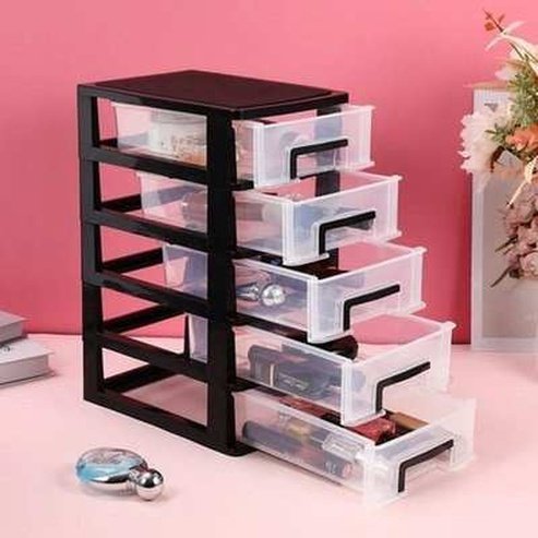 Storage Organizer Plastic Box with Multiple Drawers