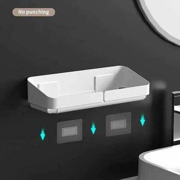 Storage Rack Shelf Wall Spice Organizer For Cosmetics Bathroom