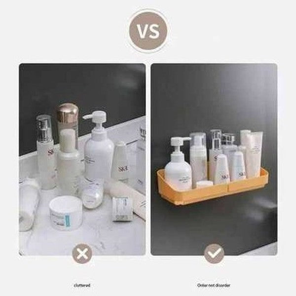 Storage Rack Shelf Wall Spice Organizer For Cosmetics Bathroom