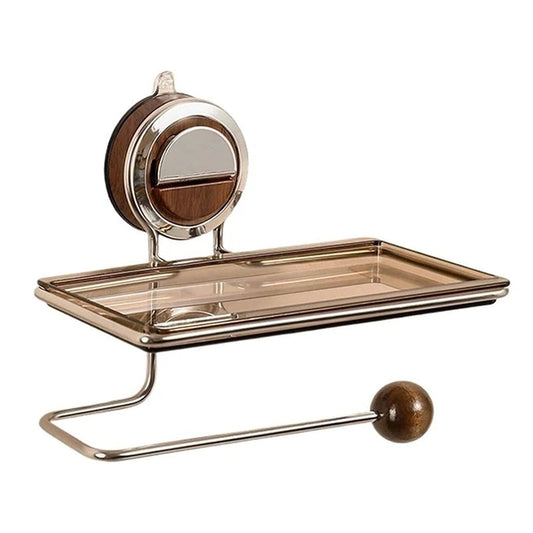 Suction Cup Foldable Laundry Basket, Hollow Out with Handle Dirty Clothes Storage Bins