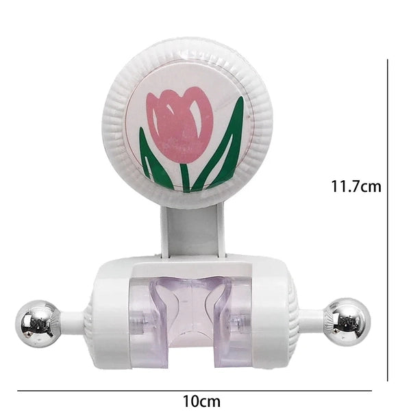 Suction Cup Shower Holder, Tulip No Hole Punch, 360° Adjustable Easy Disassembly
