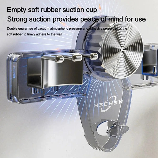 Suction Toothbrush Holder, Bathroom Wall Mount Toothbrush Holder, Transparent Mouthwash Cup Rack