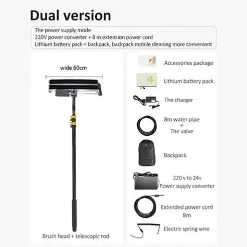 Sunnysmiler Solar Panel Cleaning Robot Kit