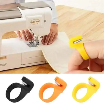 Thimble Sewing Ring Thread Cutter