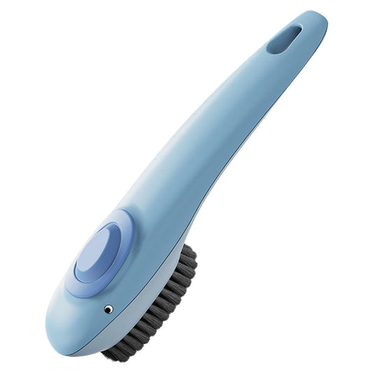 Tile Cleaning Brush With Soap Dispenser and Long Handle